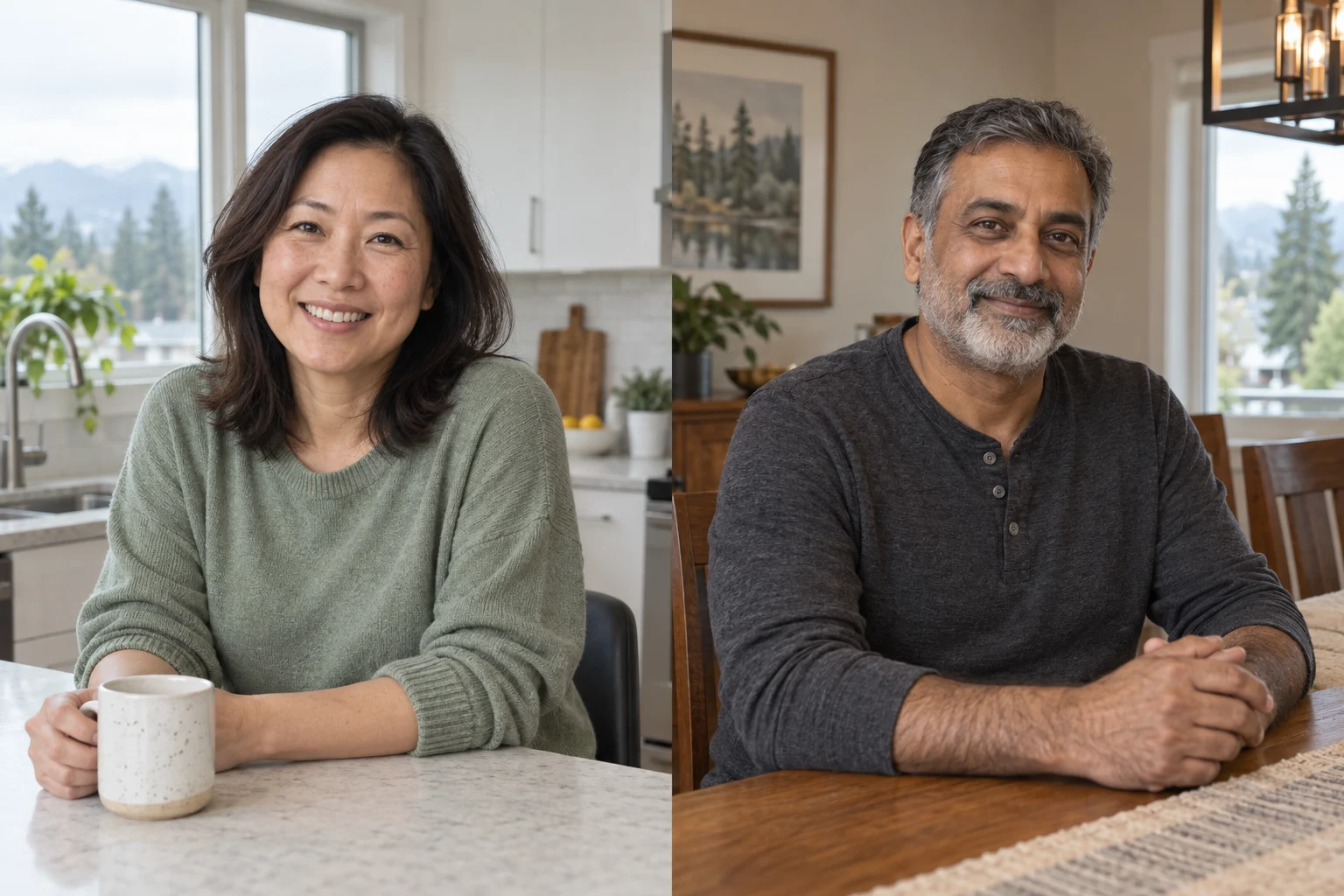 Illustrative homeowner portrait